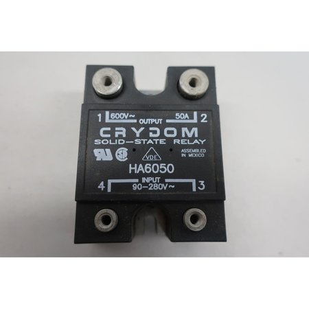 Crydom 90-280V-Ac 50A Amp 600V-Ac Solid State Relay HA6050